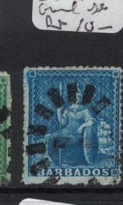 Barbados SG 23 #1 Cancel VFU (3drj) 