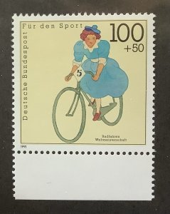 Germany 1991 Scott B702 MNH - 100+50pf,  Sports, cycling