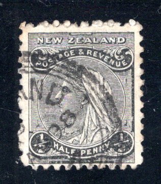 New Zealand #67Ac  Used,  Coarse paper.  F/VF  CV $6.50    ...  4331205