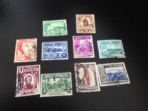 Peru sc 375-384 u comp set