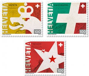 Scott #1562-4 Swiss Confederation MNH