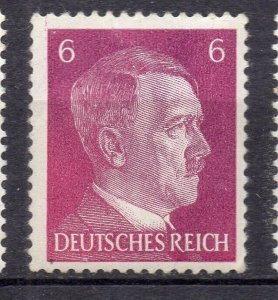 Germany 1941 Hitler Stamp Early Issue Fine Mint Hinged 6pf. NW-105118