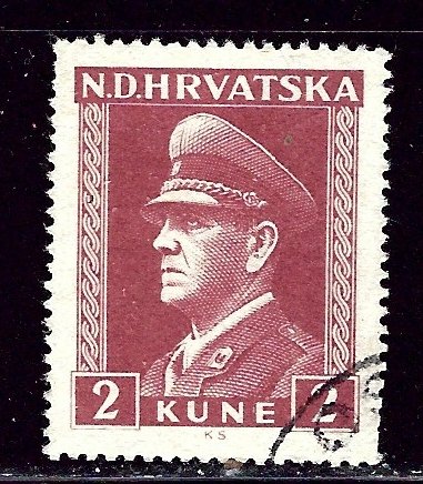 Croatia 66 Used 1943 issue    (ap3084)