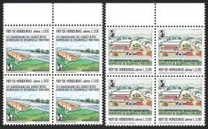 1983 Honduras Inter-American Bank BLOCK Set #C729-C730 VF-NH-