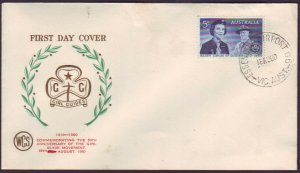 VICTORIA POSTMARK ESSENDON AIRPORT W6 ON 1959 GUIDES FDC RATED 3R  (RU4852)