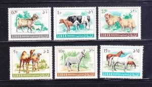 Lebanon 453-458 Set MNH Animals