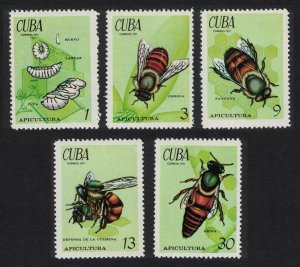 Caribic Bees Apiculture 5v 1971 MNH SG#1859-1863