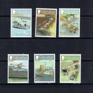 Gibraltar: 2009, Centenary of Naval Aviation, MNH Set.