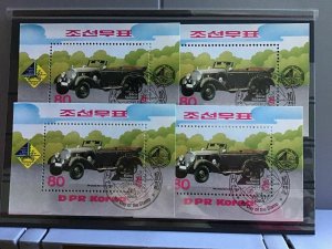 Korea Car  cancelled  stamp sheets R26439