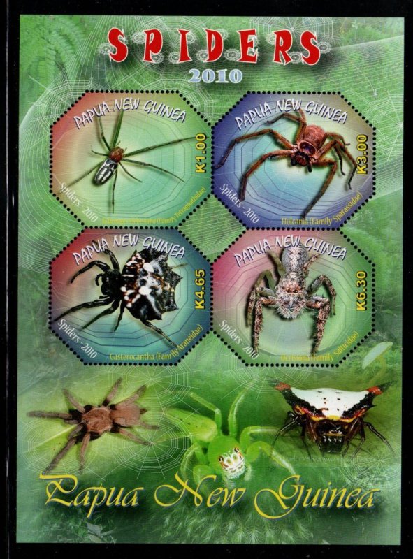 Papua New Guinea Sc 1532 201 Spider stamp sheet mint NH