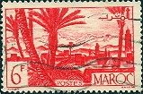 French Morocco 1947: Sc. # 231; Used Single Stamp