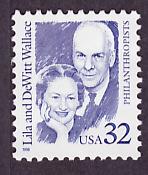 2936 Lila & DeWitt Wallace mint single