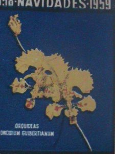 ​CUBA-1958-SC#612- CHRISTMAS-LOVELY ORCHIDS-MNH -VF-HARD TO FIND-LAST ONE