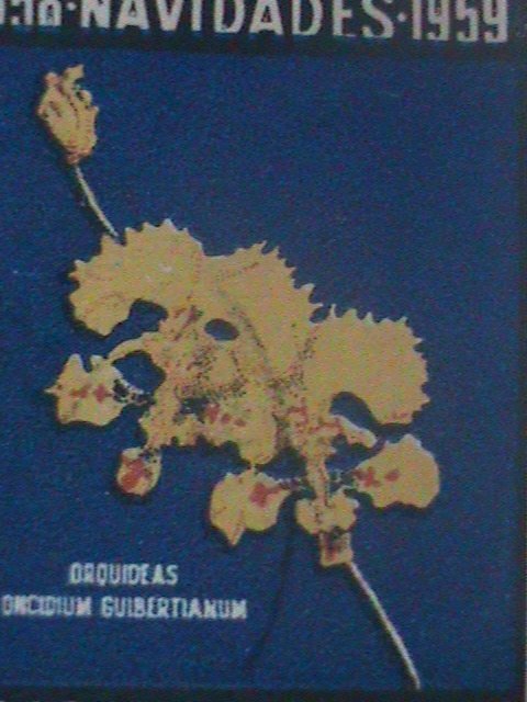 ​CUBA-1958-SC#612- CHRISTMAS-LOVELY ORCHIDS-MNH -VF-HARD TO FIND-LAST ONE