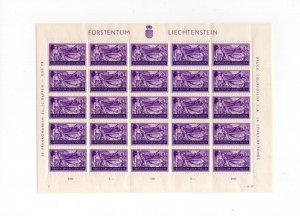 LIECHTENSTEIN 1936-1959 LOVELY COLLECTION GOOD COMPLETE SHEETS ALL PERFECT MNH