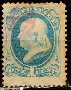 U.S.A.; 1873; Sc. # 156;  Used Single Stamp