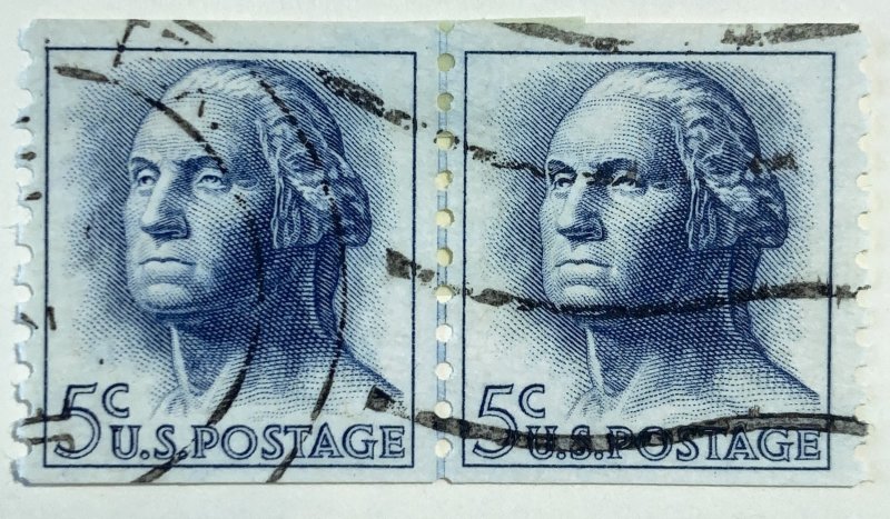 AlexStamps UNITED STATES #1229 VF Used PAIR