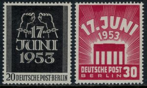 Germany #9N99-100*  CV $28.25  (#9N100 is mint, NH)