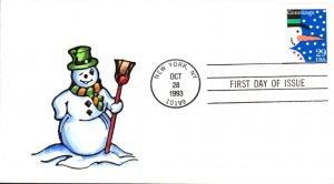 #2799 Snowman Hussey FDC