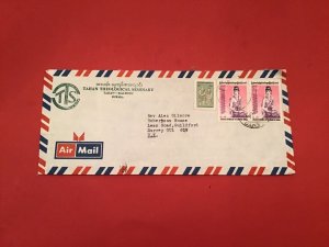 Burma Tahan Theological Seminary  Air Mail  stamp cover R36387