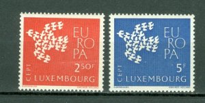 LUXEMBOURG 1961 EUROPA #382-383 SET MNH...$0.55