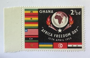 Ghana 1959 Scott 46 MNH - 2½p,  Africa Freedom Day