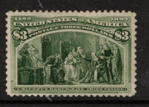 USA #243 Mint Fine - Very Fine Full Original Gum Lightly Hinged