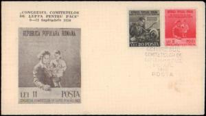 Romania, Worldwide First Day Cover