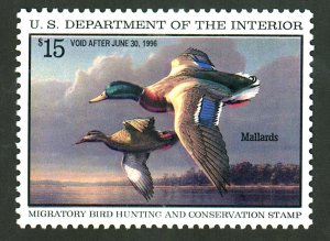 U.S. #RW62 MINT OG NH