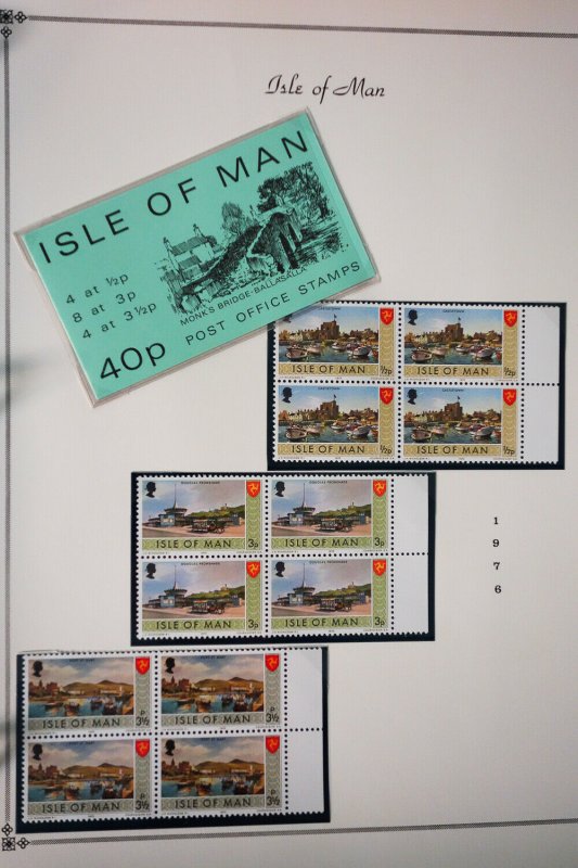 Isle of Man Mint NH 1969 to 1970s Stamp Collection