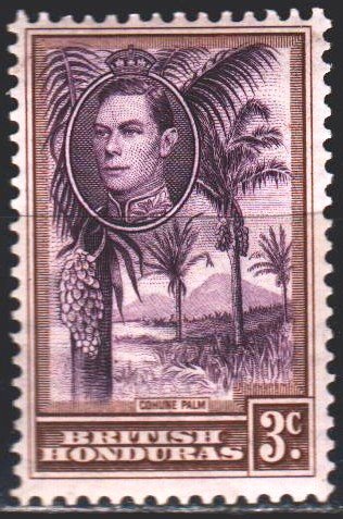 Belize. 1938. 114 from the series. Island landscape. MNH.