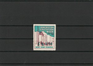 American Education Week Visit Your Schools Mint Never Hinged Stamp ref 22596