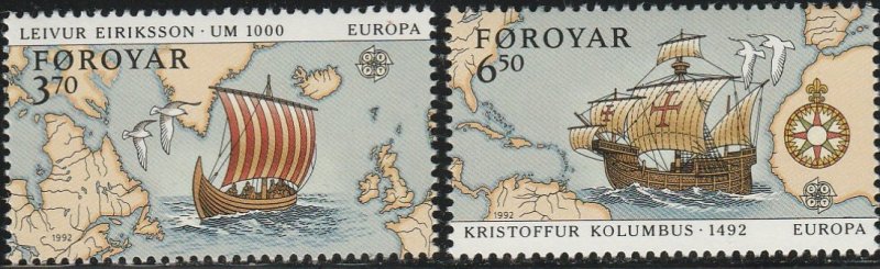 Faroe Islands, #238  Singles From Unused  SS From 1992