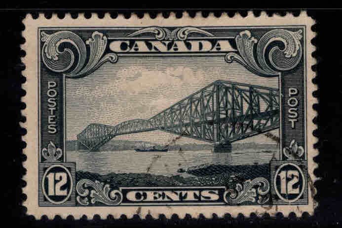 CANADA Scott 156 Used Bridge stamp, nice cancel