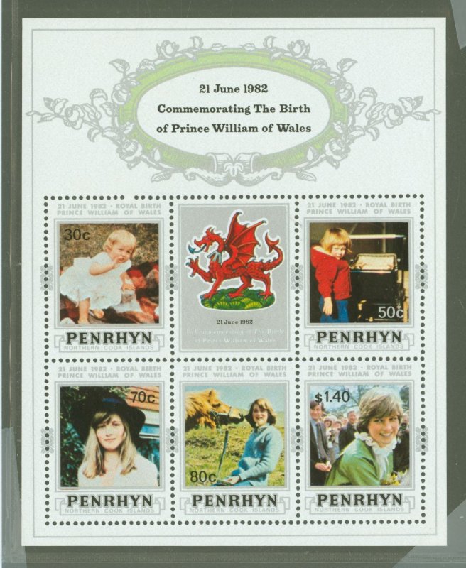 Penrhyn #204C  Souvenir Sheet