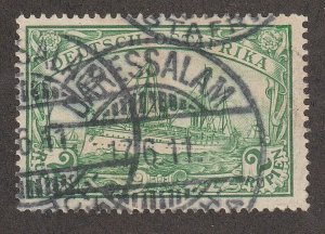 EDSROOM-17965 German East Africa 20 SON Used 1900 Cancel 6/11/1917 2 Rupee CV$75