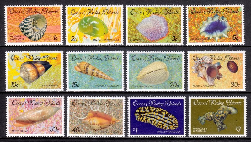 Cocos Islands - Scott #135//150 - Short set - MNH - A few gum bumps - SCV $27