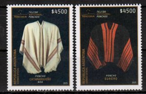 Argentina / Argentinië - Postfris / MNH - Complete set Mercosur Ponchos 2025