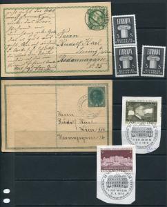 Austria 1916 and up $4 Postal Stationary Cards+Stamps a2005hs