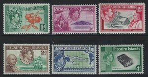 Pitcairn Islands 1940 George VI set Sc# 1-8 mint