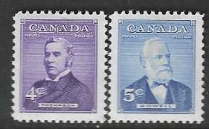 Canada 349-350  Mint SC:$.70