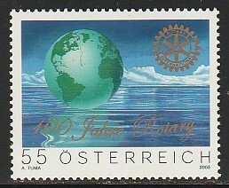 2005 Austria - Sc 1987 - MNH VF - 1 single - Rotary International