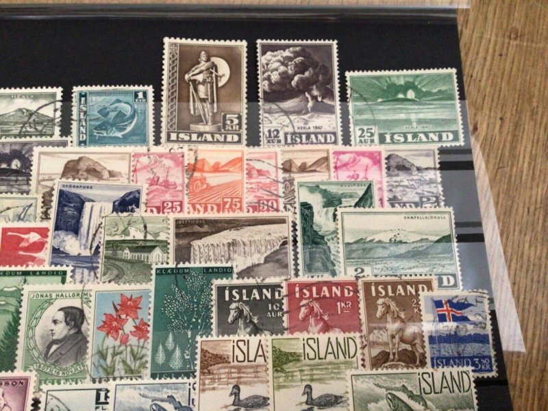 Iceland Island used  mixed stamps A12288