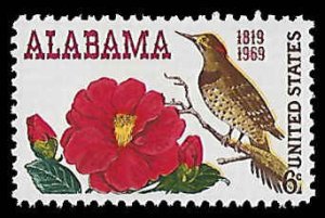PCBstamps   US #1375 6c Alabama Statehood, MNH, (16)