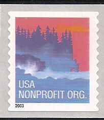 #3874, Single, \Seacoast\ MNH,  5 cent. PSA