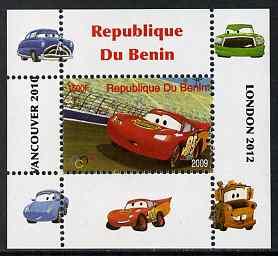 BENIN SHEET DISNEY CARS