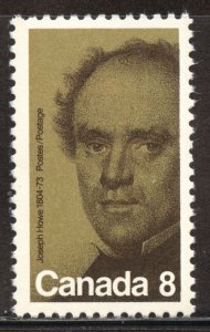 Canada Scott 616 MNHOG - 1973 Joseph Howe, Lieutenant-Governor of Nova Scotia