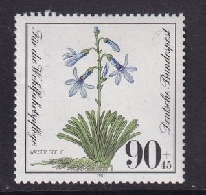 Germany  #B592  MNH 1981  endangered plant species 90pf