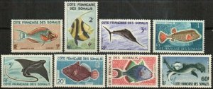 EDSROOM-16935 Somali Coast 275-282 MNH 1959 Complete Fish CV$24.65