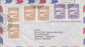 1970, Caracas to Caracas, Venezuela, Sc #C219-C220, Imperf Pairs (35338) 